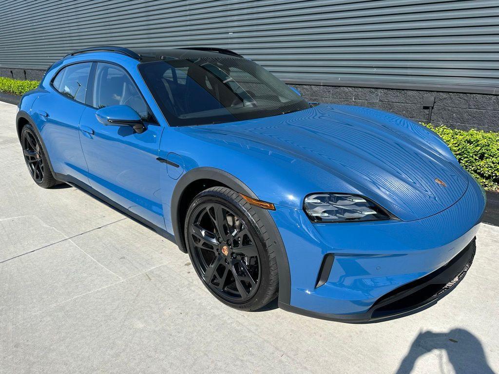 used 2025 Porsche Taycan car, priced at $127,695
