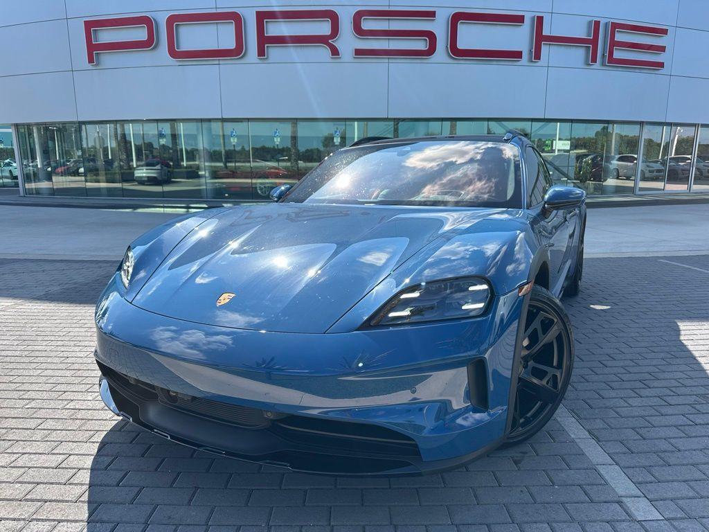 used 2025 Porsche Taycan car, priced at $127,695