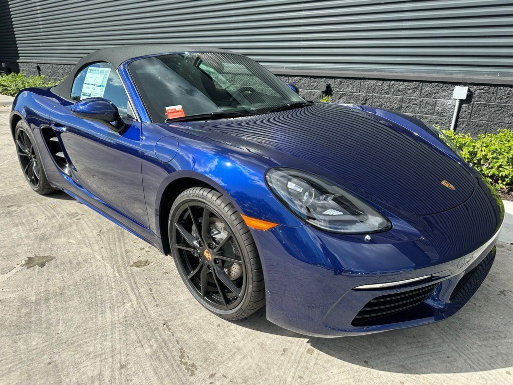 used 2025 Porsche 718 Boxster car, priced at $90,075