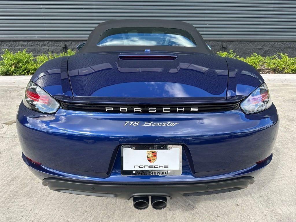 used 2025 Porsche 718 Boxster car, priced at $90,075