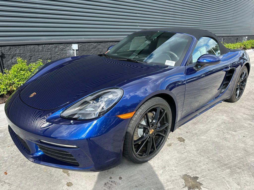 used 2025 Porsche 718 Boxster car, priced at $90,075