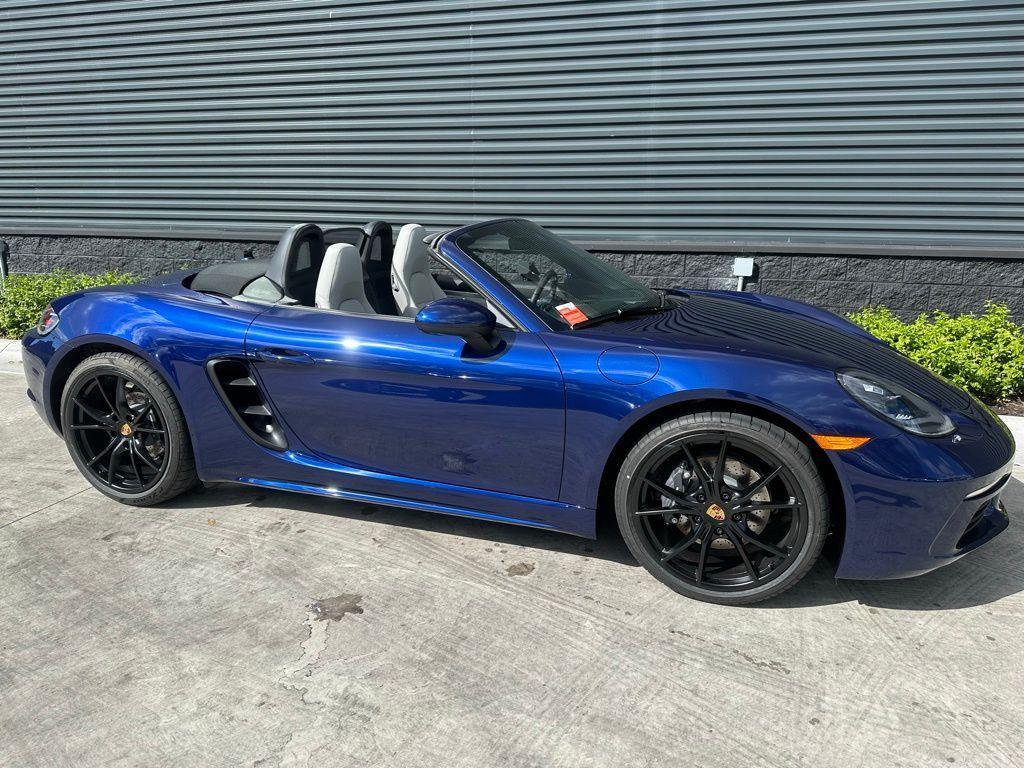 used 2025 Porsche 718 Boxster car, priced at $90,075