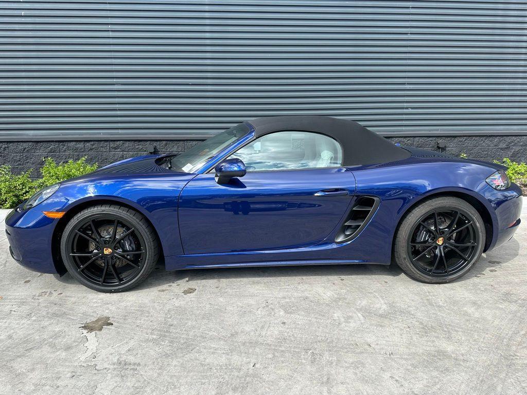 used 2025 Porsche 718 Boxster car, priced at $90,075