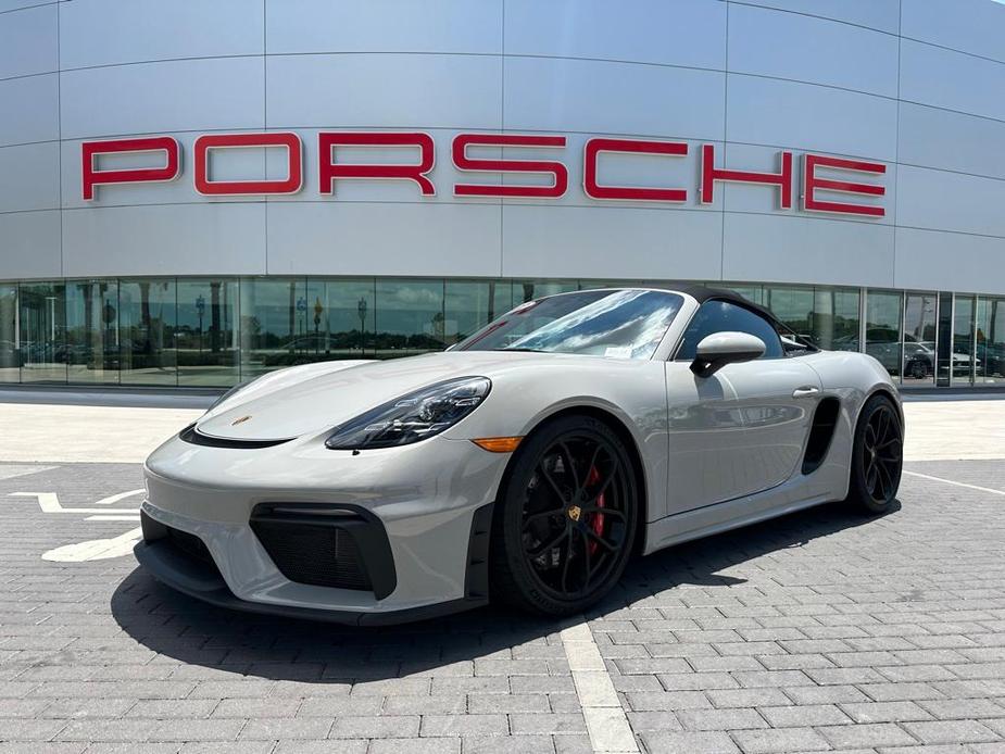 used 2022 Porsche 718 Spyder car, priced at $132,975