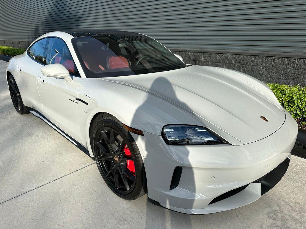 used 2025 Porsche Taycan car, priced at $134,995