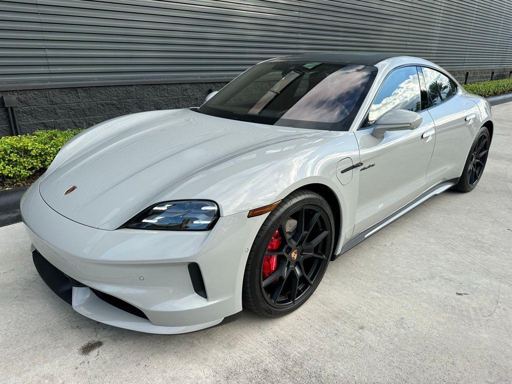 used 2025 Porsche Taycan car, priced at $134,995