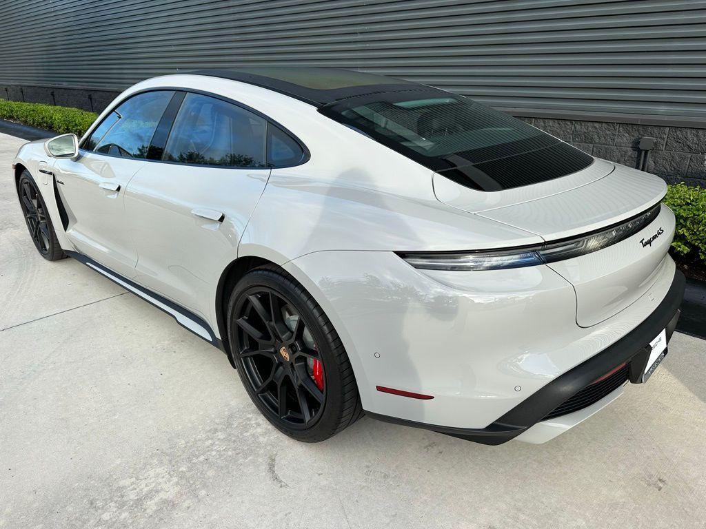 used 2025 Porsche Taycan car, priced at $134,995