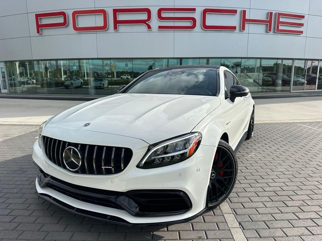 used 2021 Mercedes-Benz AMG C 63 car, priced at $62,995
