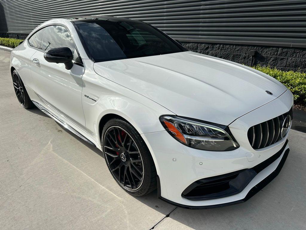 used 2021 Mercedes-Benz AMG C 63 car, priced at $62,995