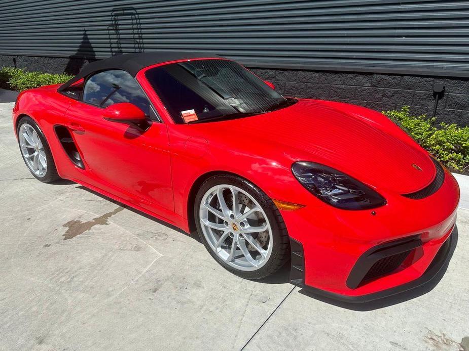 used 2023 Porsche 718 Spyder car, priced at $149,995