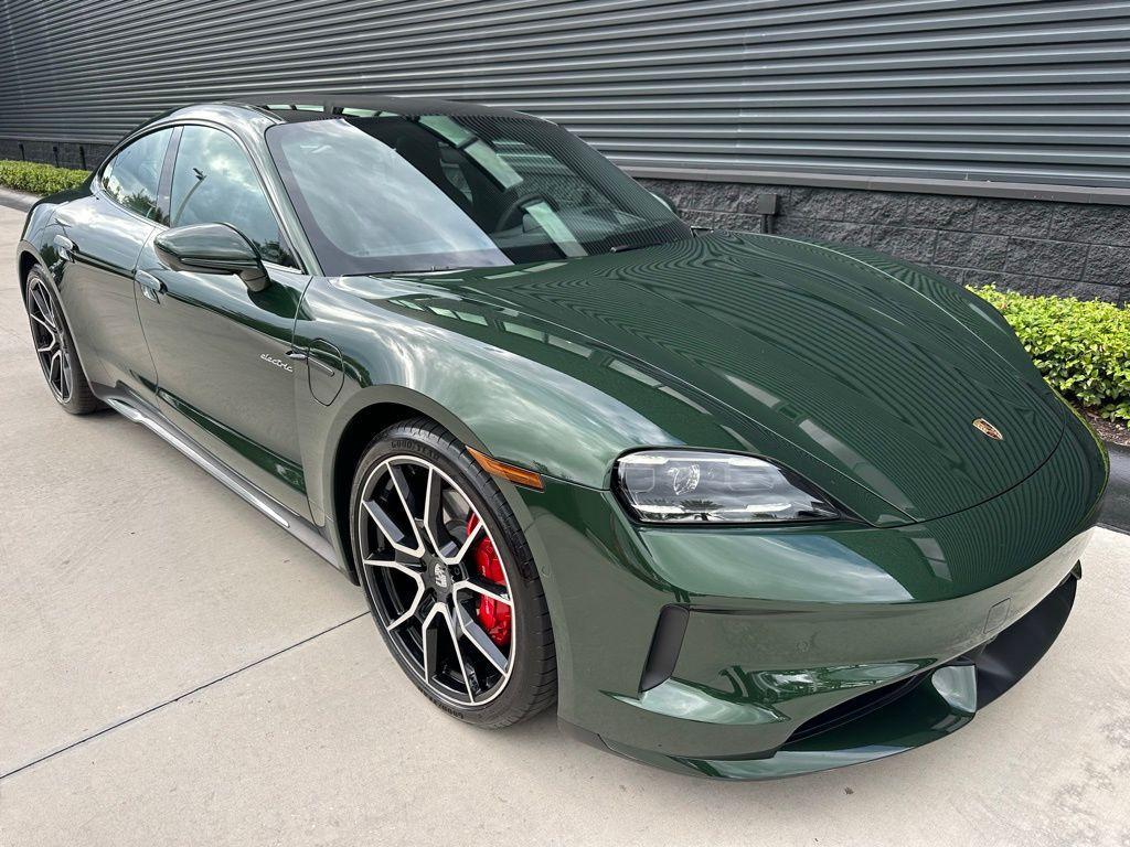 used 2025 Porsche Taycan car, priced at $134,995