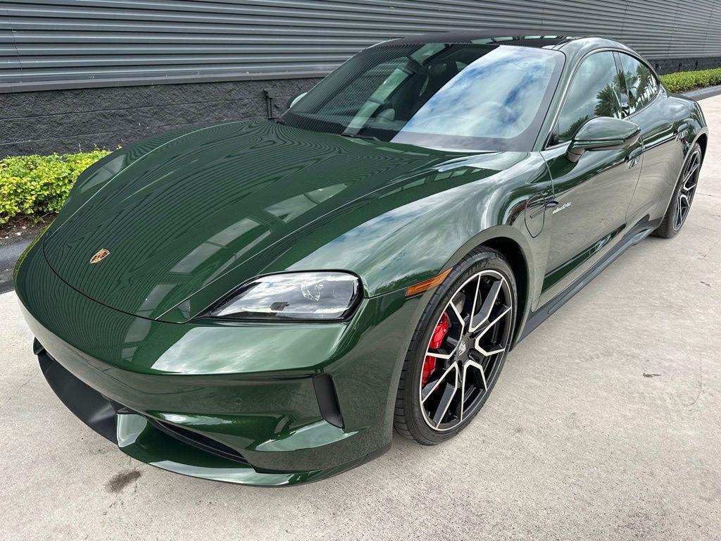 used 2025 Porsche Taycan car, priced at $134,995
