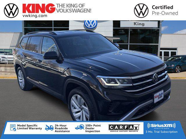 used 2021 Volkswagen Atlas car, priced at $26,499