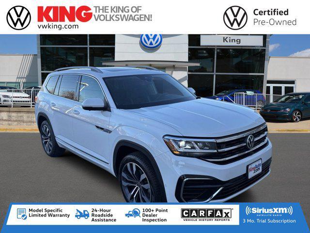 used 2021 Volkswagen Atlas car, priced at $32,999