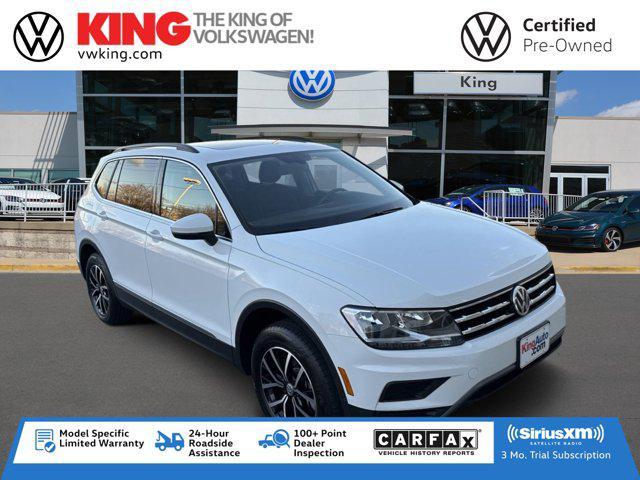 used 2021 Volkswagen Tiguan car, priced at $20,499