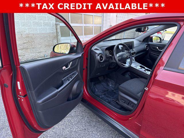 used 2022 Hyundai Kona EV car, priced at $21,499