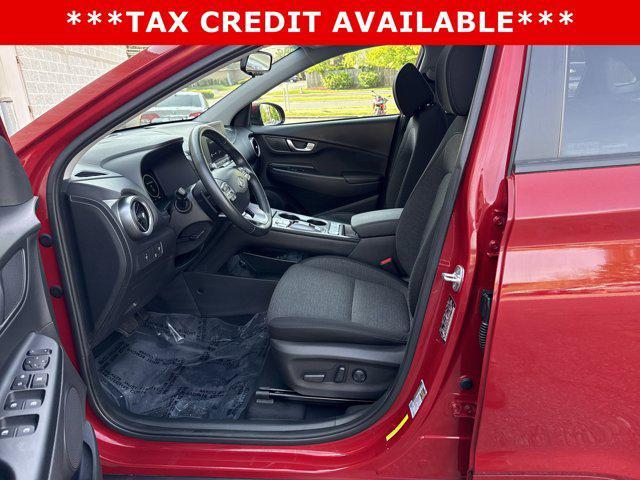 used 2022 Hyundai Kona EV car, priced at $21,499