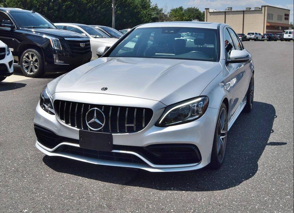 used 2020 Mercedes-Benz AMG C 63 car, priced at $50,000