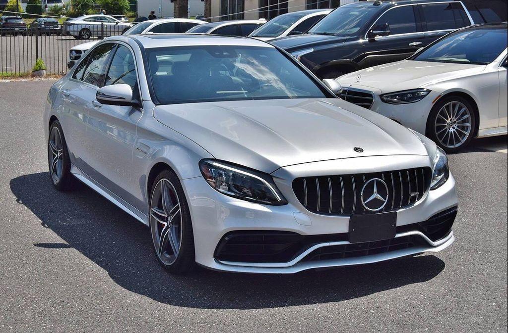 used 2020 Mercedes-Benz AMG C 63 car, priced at $50,000