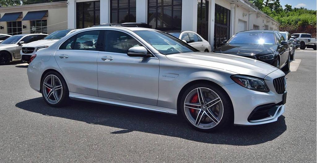used 2020 Mercedes-Benz AMG C 63 car, priced at $50,000