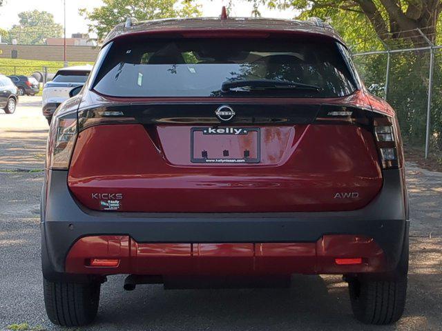 new 2025 Nissan Kicks car, priced at $26,800
