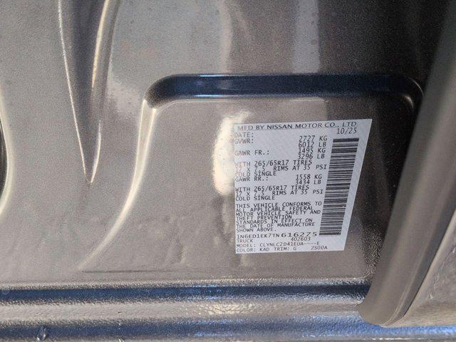 new 2026 Nissan Frontier car, priced at $41,605