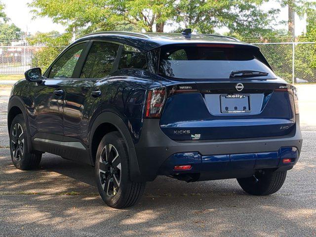 new 2025 Nissan Kicks car, priced at $27,600