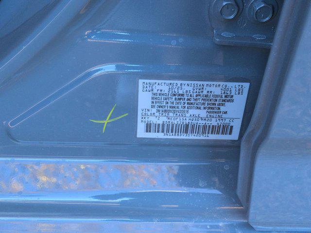 new 2025 Nissan Sentra car, priced at $24,986