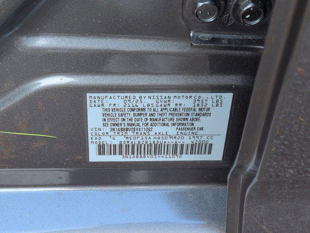 new 2025 Nissan Sentra car, priced at $21,336