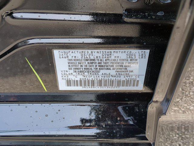 new 2025 Nissan Sentra car, priced at $19,997