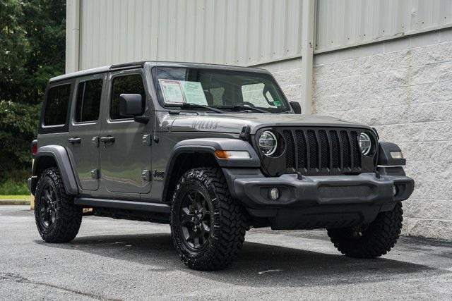 used 2020 Jeep Wrangler Unlimited car, priced at $23,500