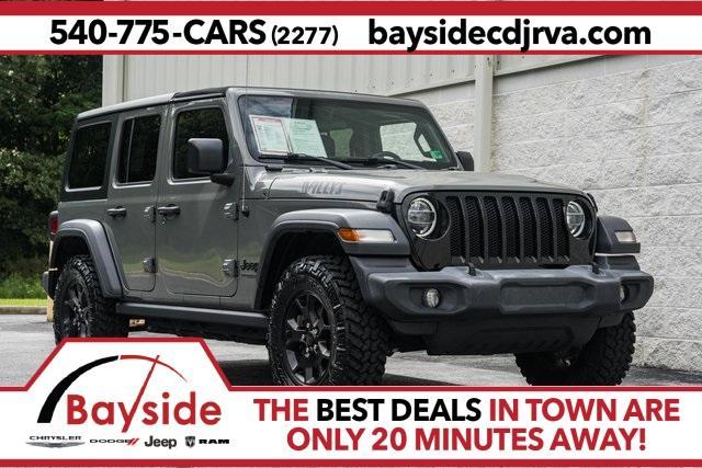 used 2020 Jeep Wrangler Unlimited car, priced at $24,000