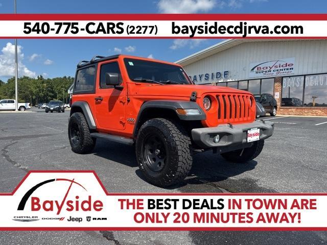 used 2018 Jeep Wrangler car, priced at $21,995