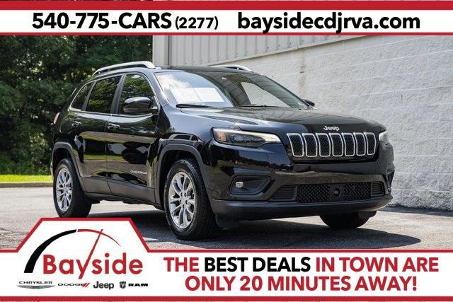 used 2021 Jeep Cherokee car, priced at $21,750