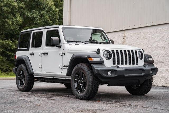 used 2021 Jeep Wrangler Unlimited car, priced at $27,500