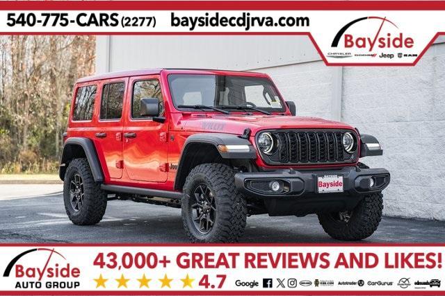 new 2025 Jeep Wrangler car, priced at $49,995