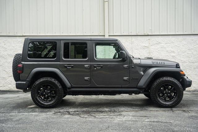 used 2020 Jeep Wrangler Unlimited car, priced at $27,750