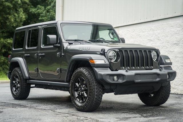 used 2020 Jeep Wrangler Unlimited car, priced at $27,750