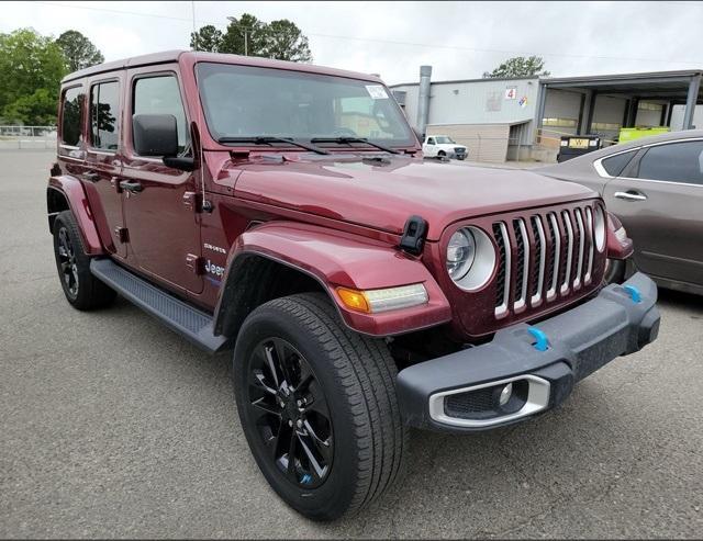 used 2022 Jeep Wrangler Unlimited 4xe car, priced at $33,000