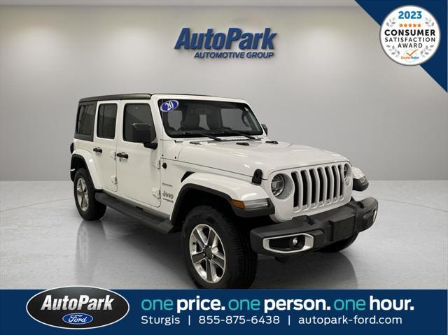 used 2020 Jeep Wrangler Unlimited car, priced at $32,981