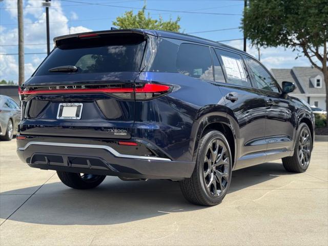 new 2025 Lexus TX 500h car, priced at $76,035