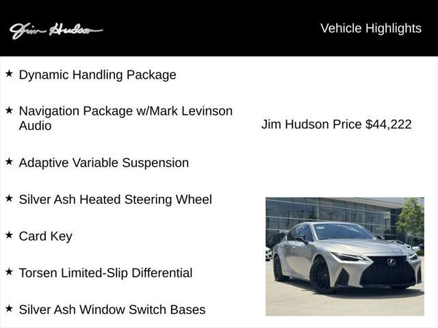 used 2021 Lexus IS 350 car, priced at $44,970