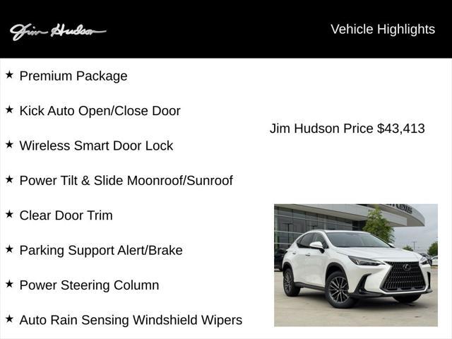 used 2023 Lexus NX 250 car, priced at $43,383