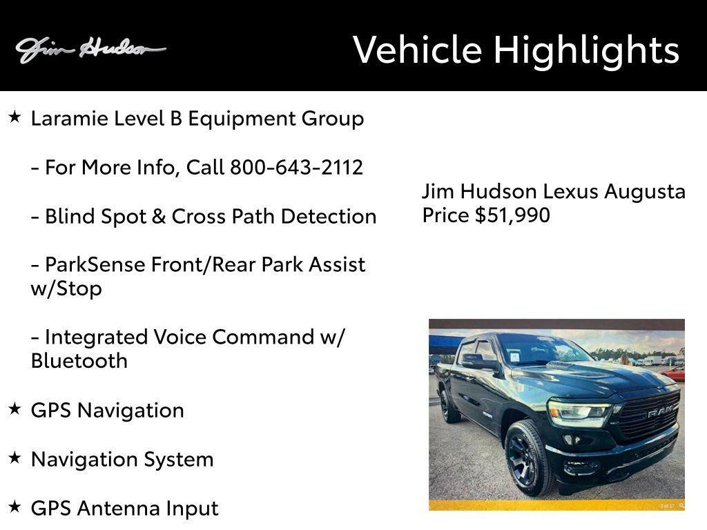 used 2023 Ram 1500 car, priced at $51,990