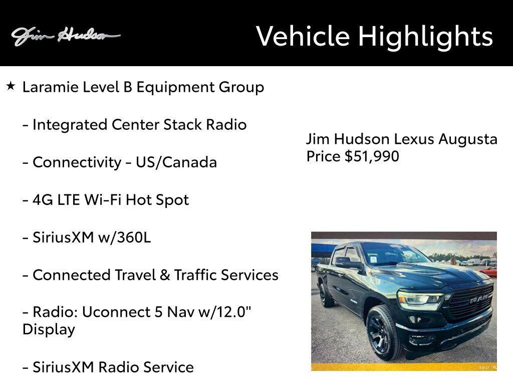 used 2023 Ram 1500 car, priced at $51,990