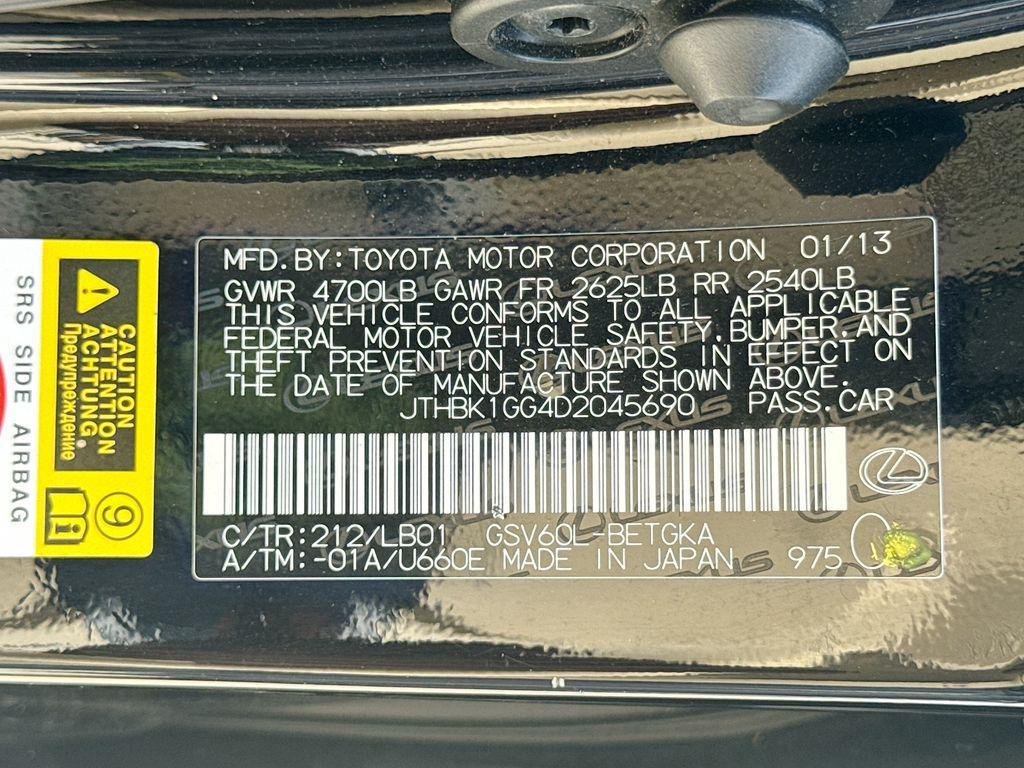 used 2013 Lexus ES 350 car, priced at $21,539