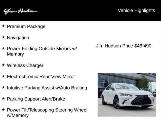 used 2023 Lexus ES 300h car, priced at $46,490