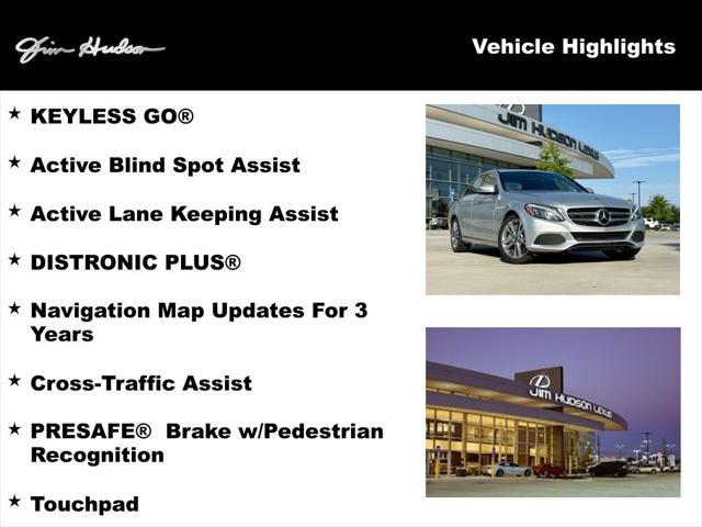 used 2018 Mercedes-Benz C-Class car, priced at $18,738