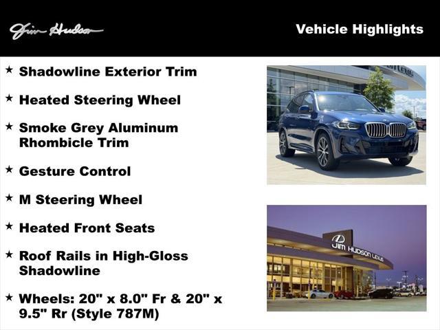used 2022 BMW X3 car, priced at $38,957
