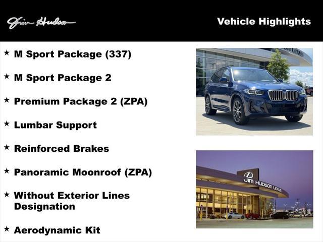 used 2022 BMW X3 car, priced at $38,957
